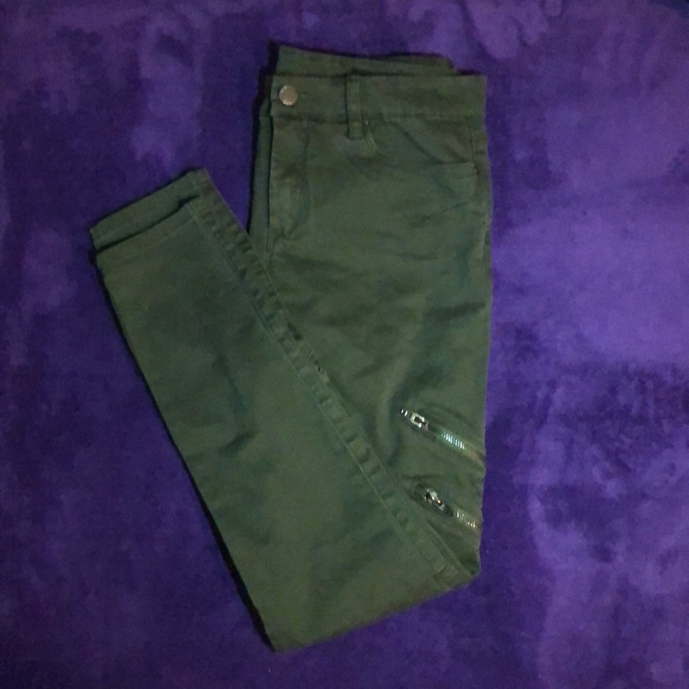 Green jeans